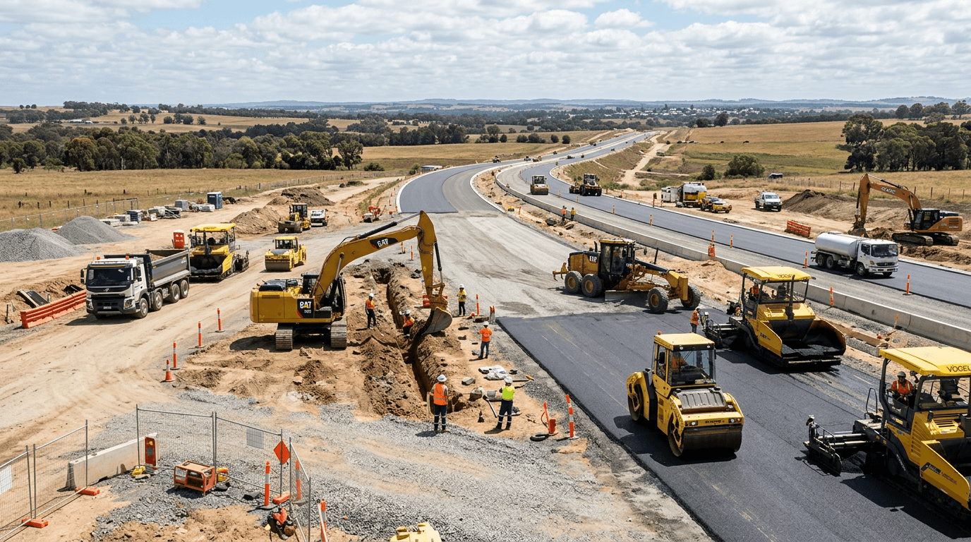 Дорожные работы под ключ