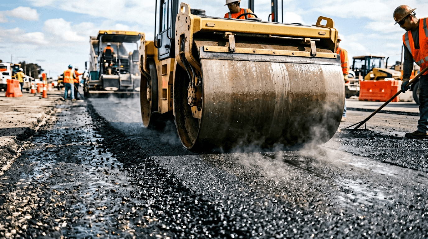 Укладка асфальта: цена