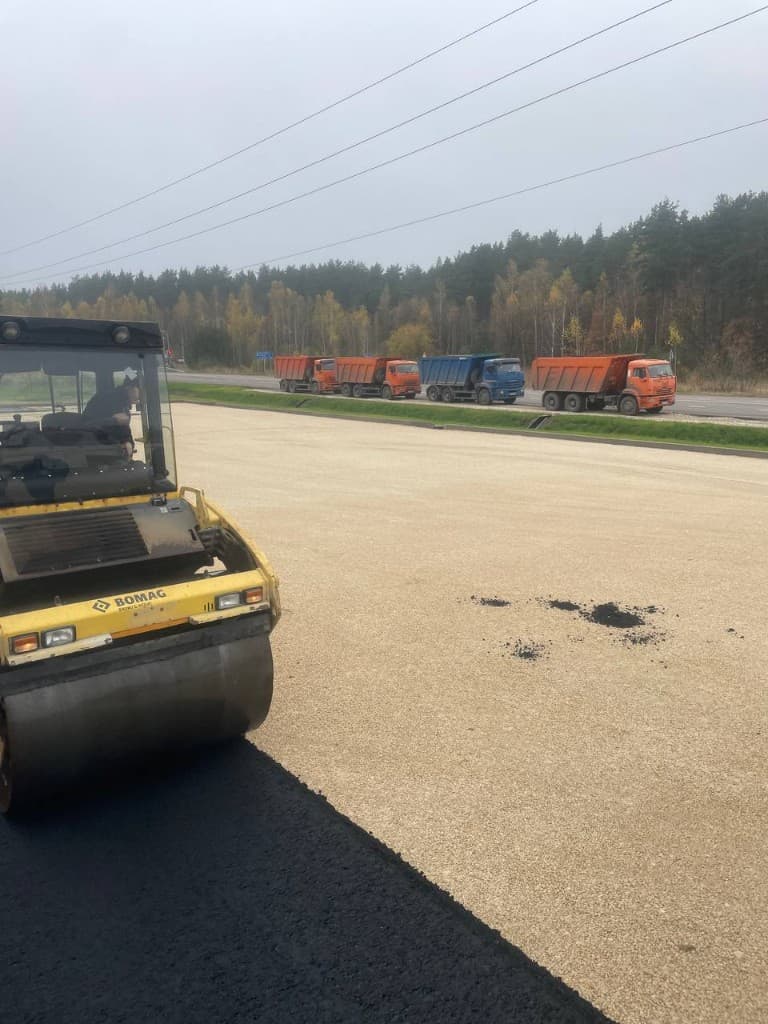 Наши работы по асфальтированию и дорожным работам — фото 2