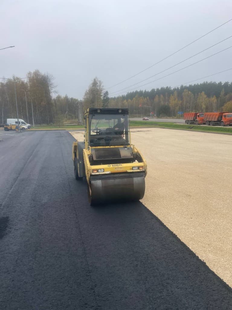 Наши работы по асфальтированию и дорожным работам — фото 3