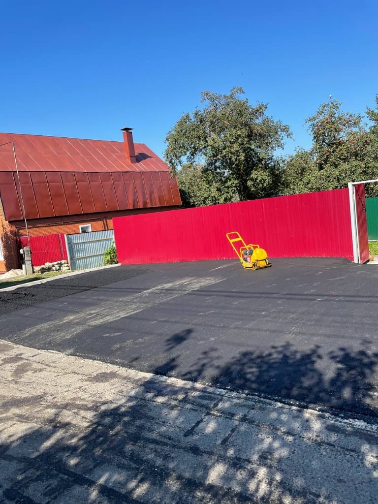 Наши работы по асфальтированию и дорожным работам — фото 9