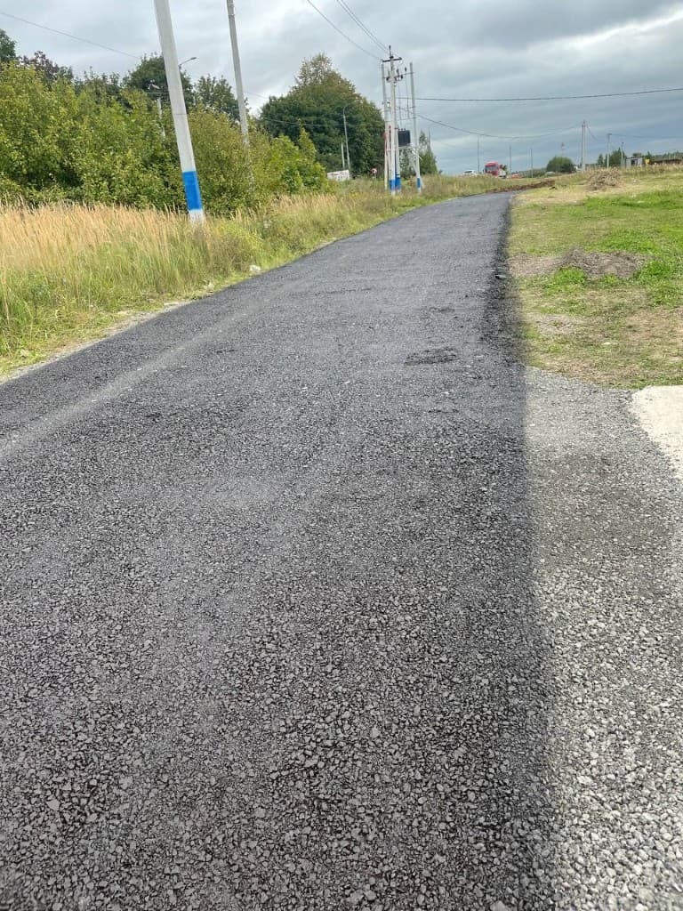 Наши работы по асфальтированию и дорожным работам — фото 11