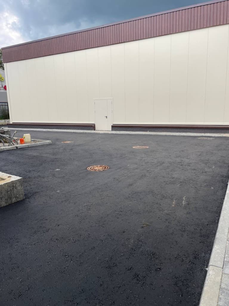 Наши работы по асфальтированию и дорожным работам — фото 16