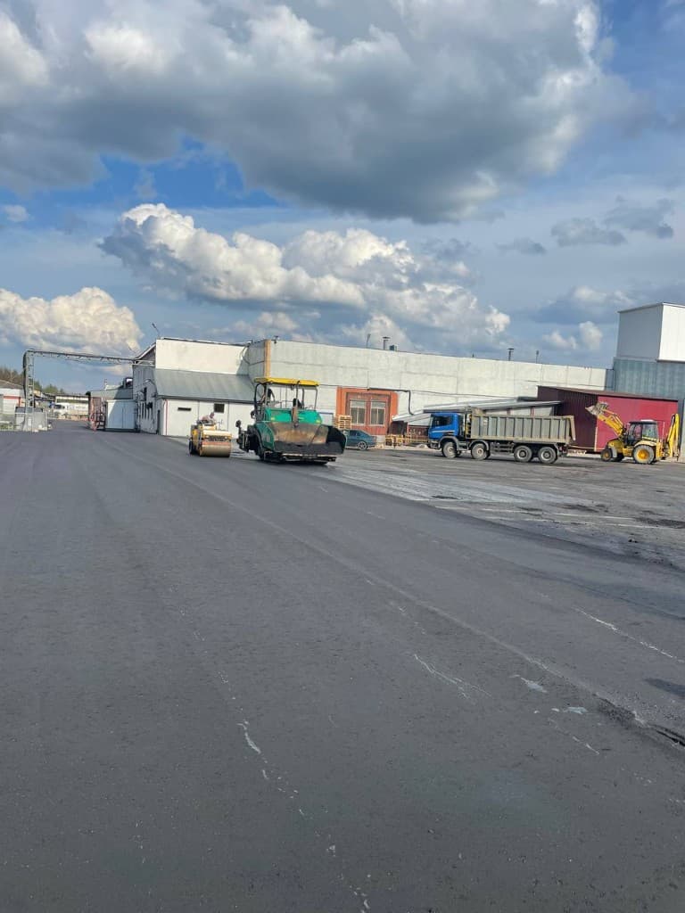 Наши работы по асфальтированию и дорожным работам — фото 29