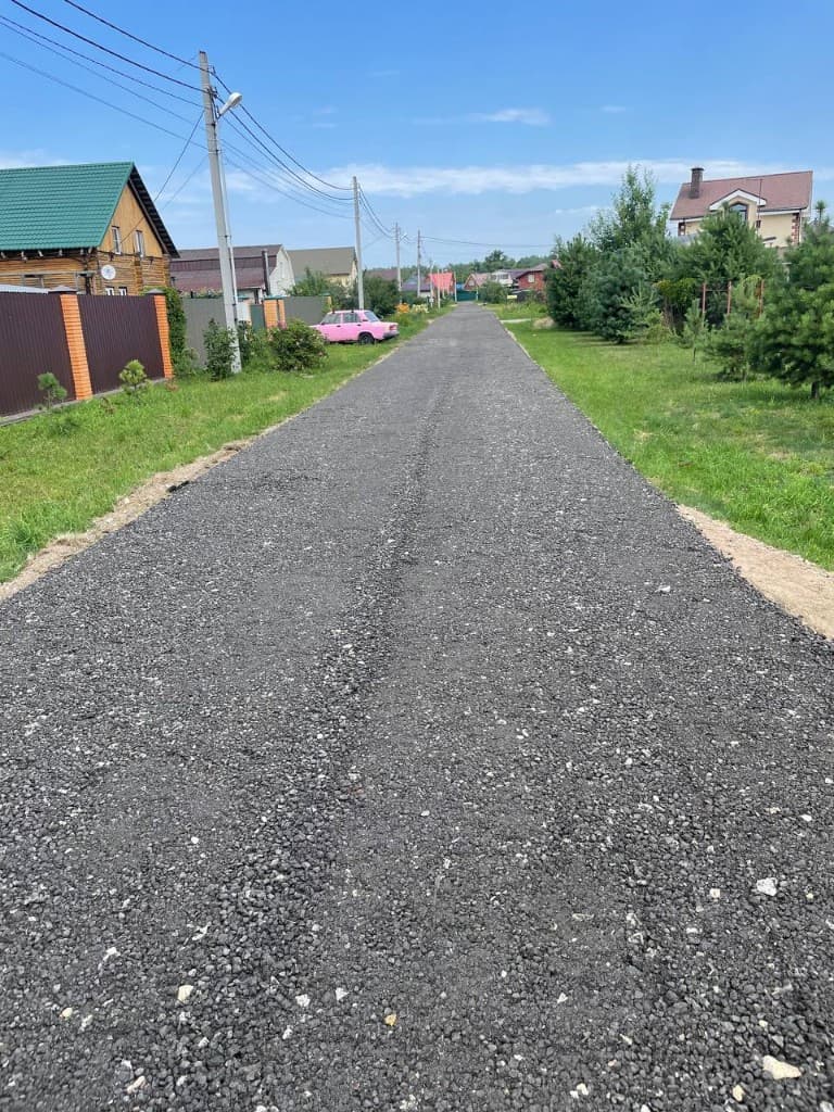 Наши работы по асфальтированию и дорожным работам — фото 32