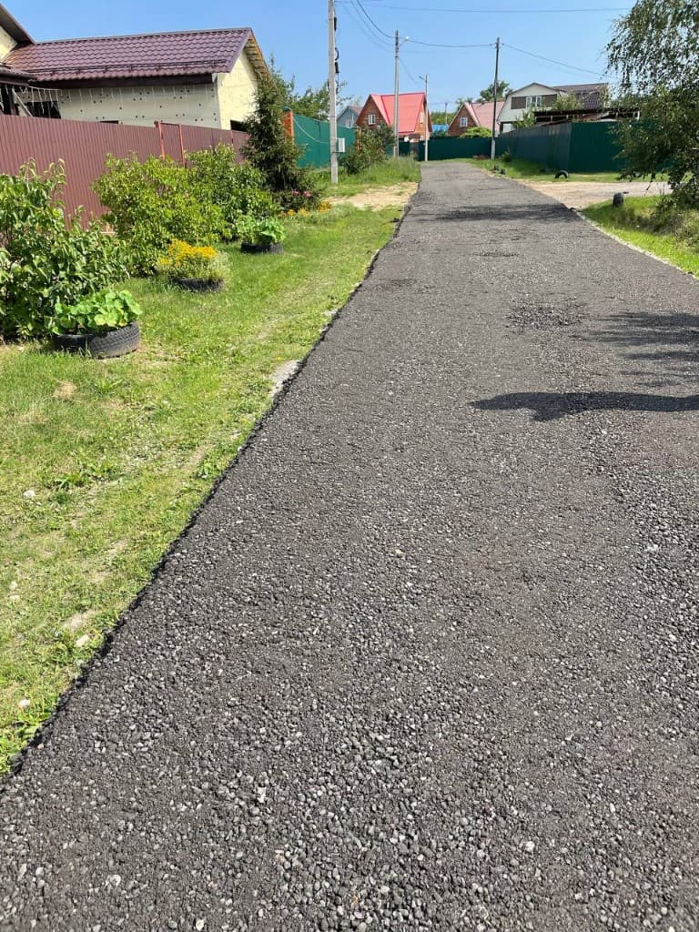 Наши работы по асфальтированию и дорожным работам — фото 33