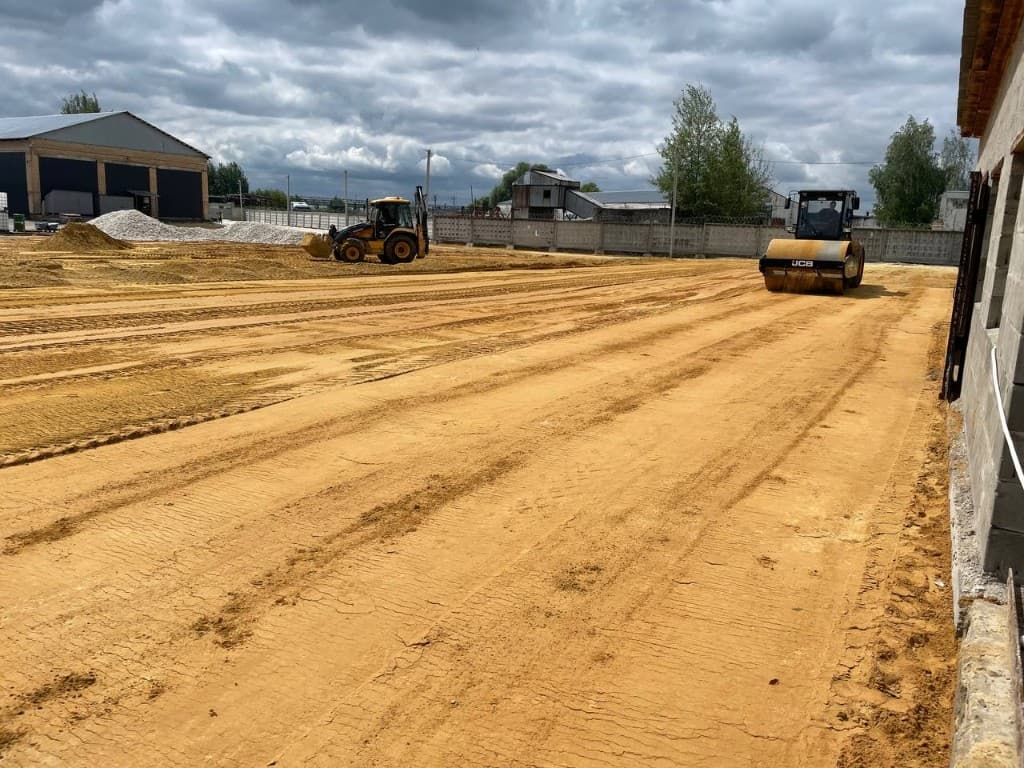 Наши работы по асфальтированию и дорожным работам — фото 34