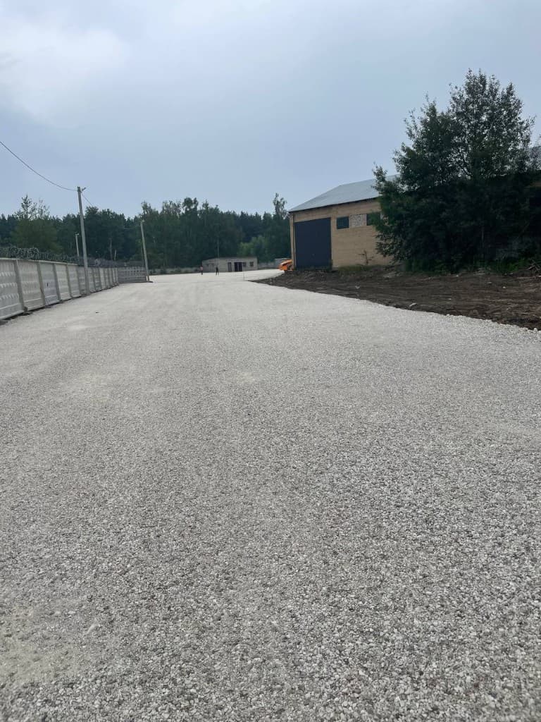 Наши работы по асфальтированию и дорожным работам — фото 38