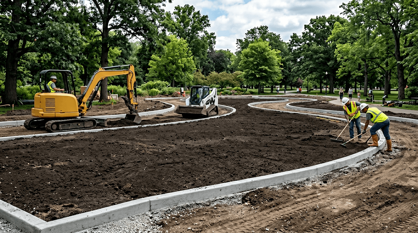 Подготовка территории под благоустройство